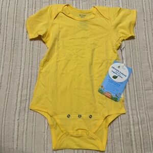 i play. Organic Cotton Adjustable Onesie Yellow